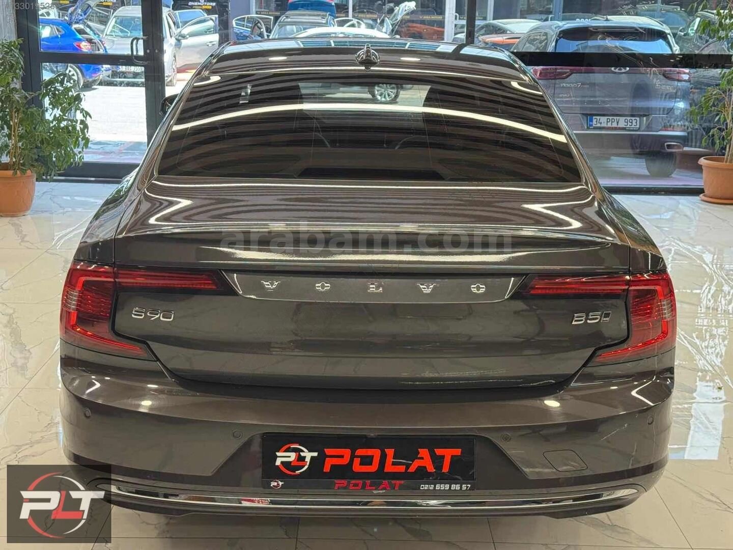Galeriden Volvo S90 2.0 D B5 Inscription 2022 Model İstanbul 85.378 km Gri 4