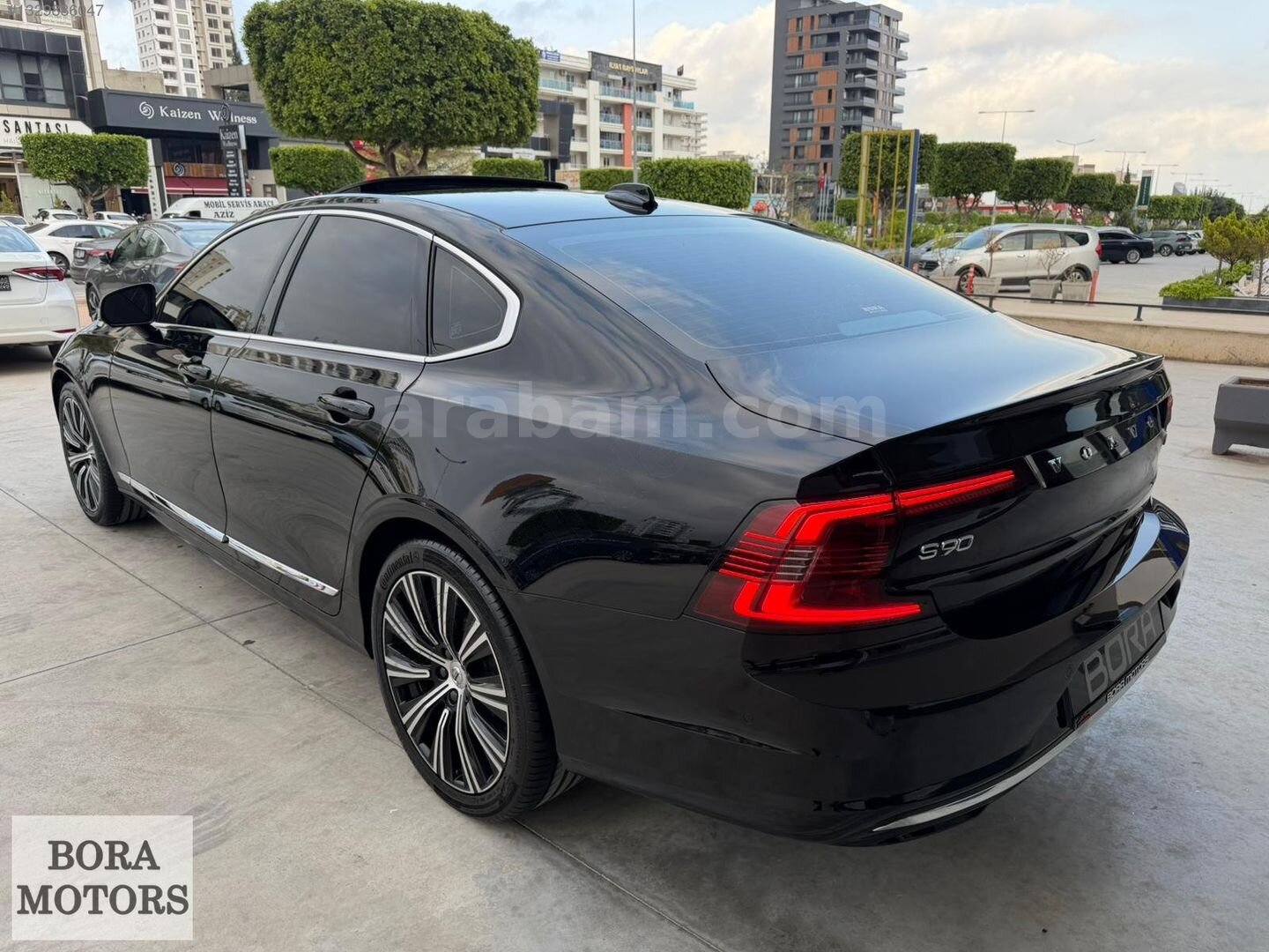 Galeriden Volvo S90 2.0 D B5 Plus Bright 2023 Model Mersin 77.000 km Siyah 6