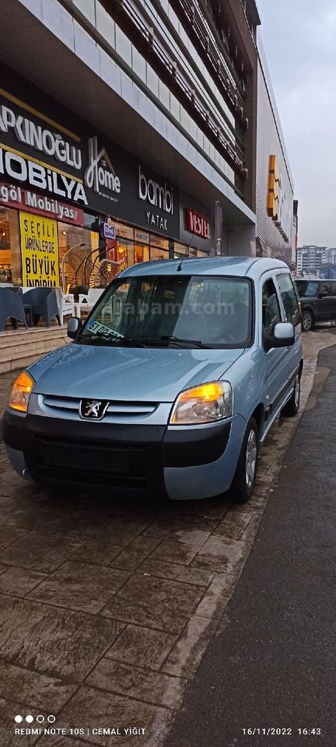 Sahibinden Peugeot Partner 2.0 HDI Comfort 2005 Model Trabzon 299.000 km Gri (metalik) 1