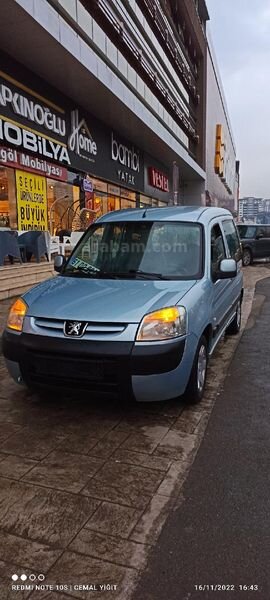 Sahibinden Peugeot Partner 2.0 HDI Comfort 2005 Model Trabzon 299.000 km Gri (metalik)