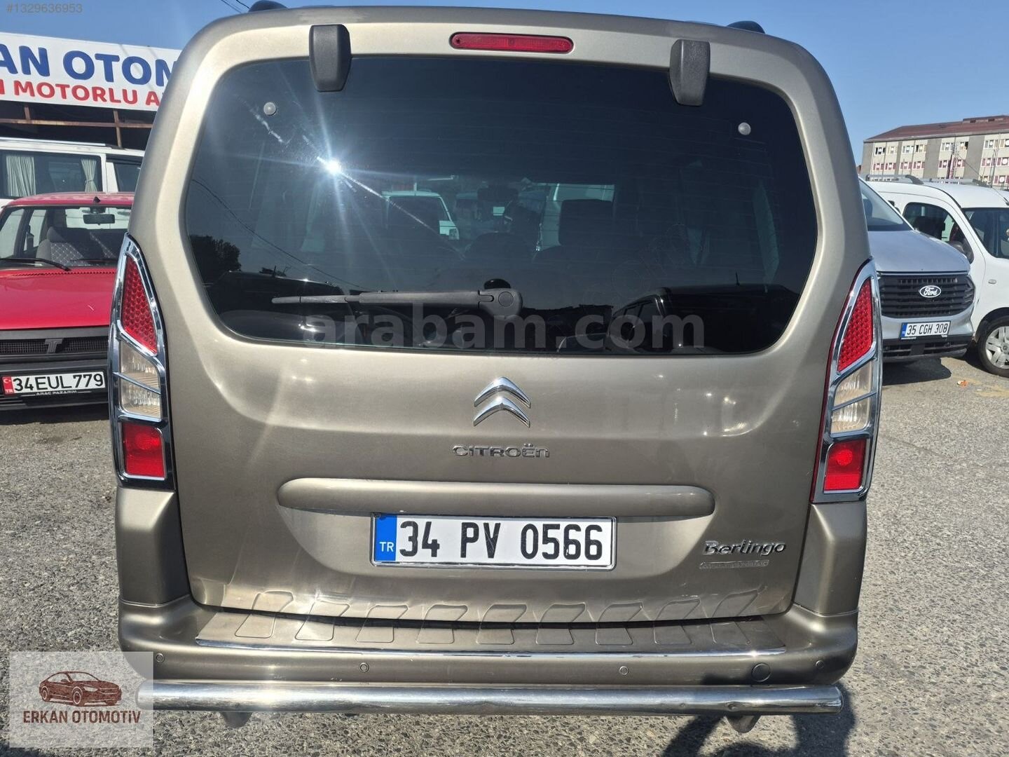 Galeriden Citroen Berlingo 1.6 HDi Combi SX 2017 Model İstanbul 150.000 km Füme 4