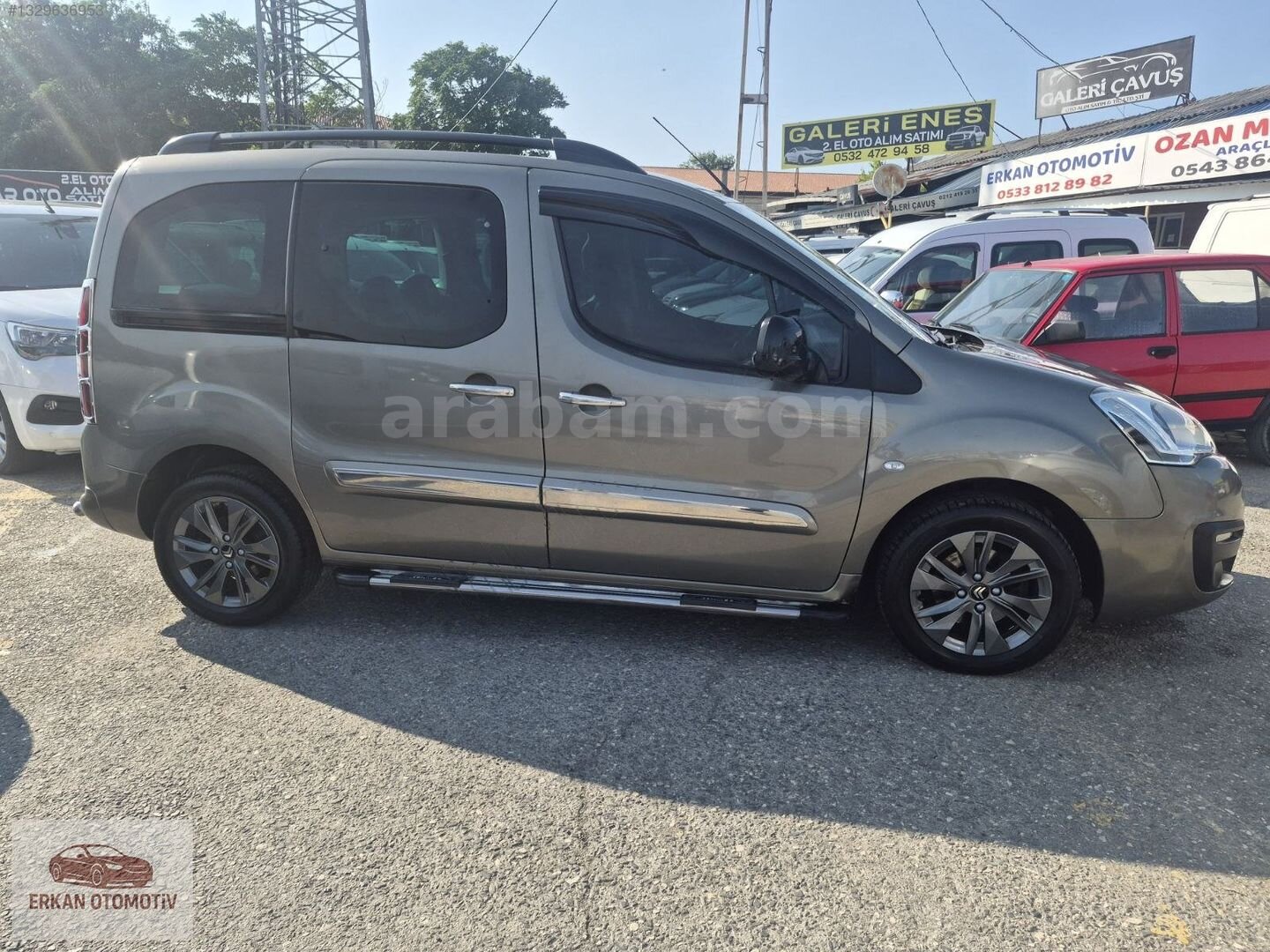 Galeriden Citroen Berlingo 1.6 HDi Combi SX 2017 Model İstanbul 150.000 km Füme 7
