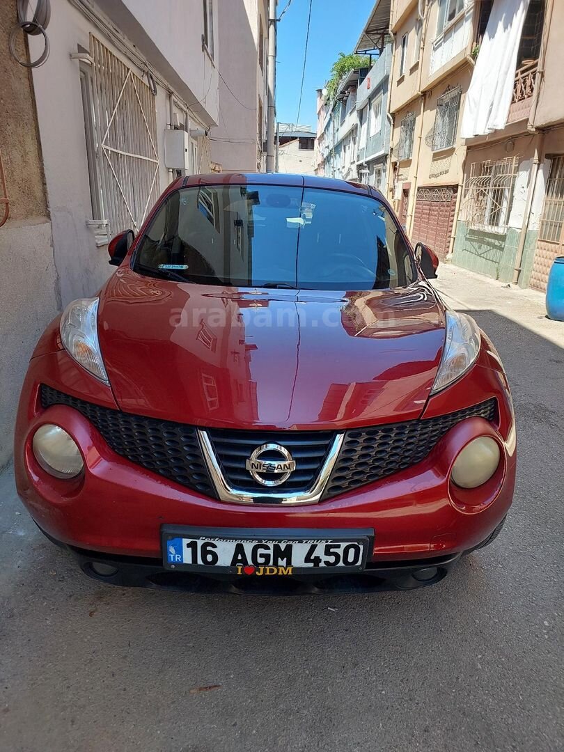 Sahibinden Nissan Juke 1.6 Platinum 2012 Model Bursa 242.600 km Bordo 1