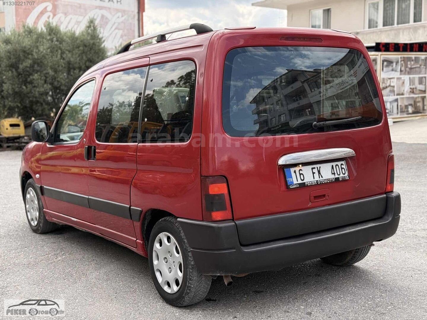 Galeriden Peugeot Partner 1.9 D 2005 Model Sakarya 333.000 km Kırmızı 5