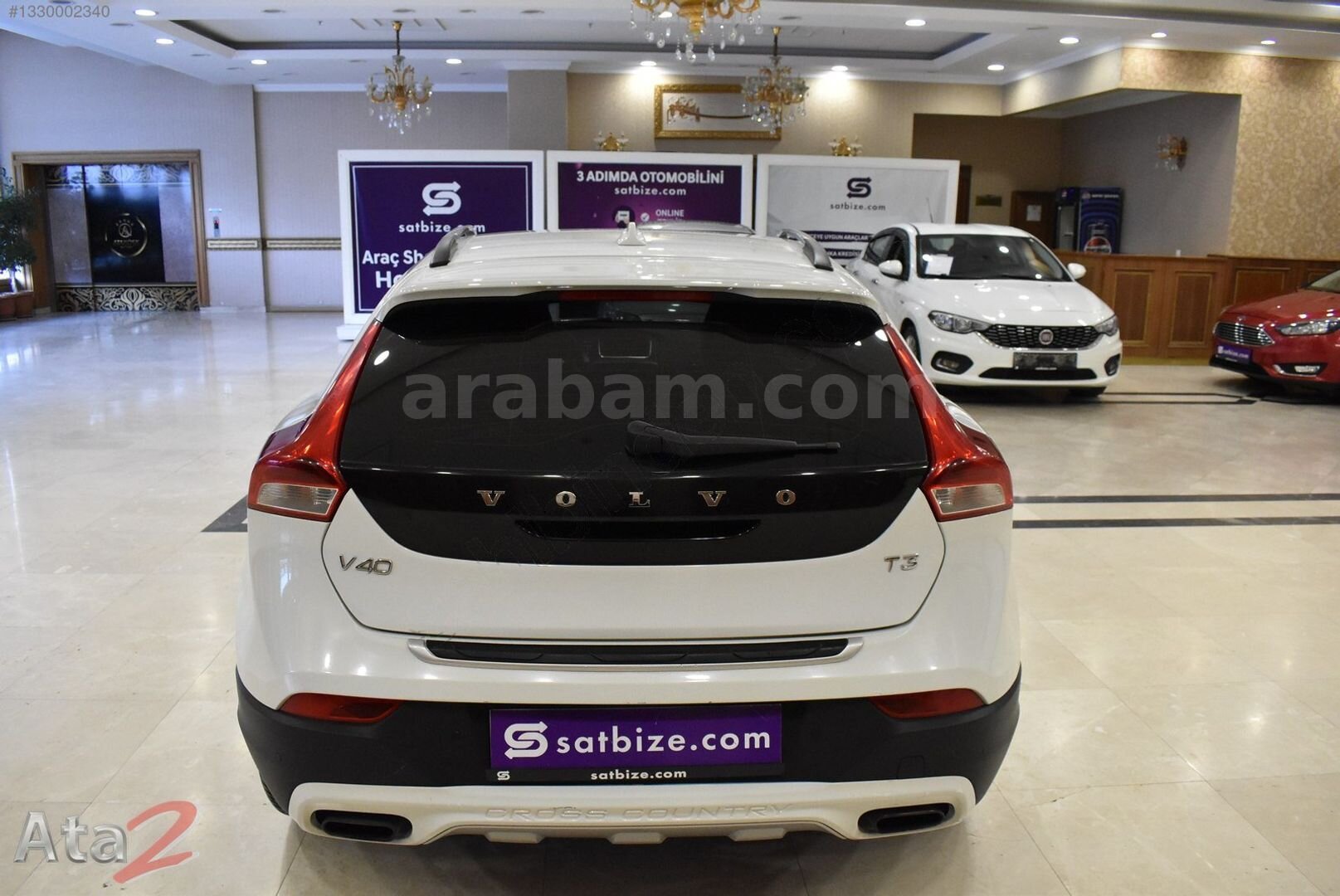 Galeriden Volvo V40 Cross Country 1.5 T3 Advance 2017 Model Ankara 123.580 km Beyaz 6
