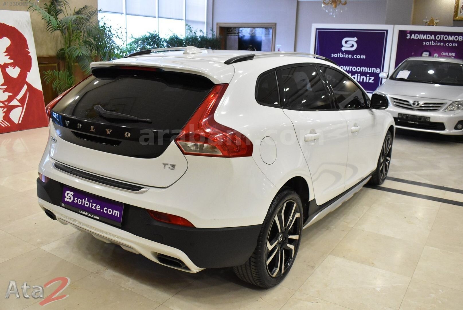Galeriden Volvo V40 Cross Country 1.5 T3 Advance 2017 Model Ankara 123.580 km Beyaz 7