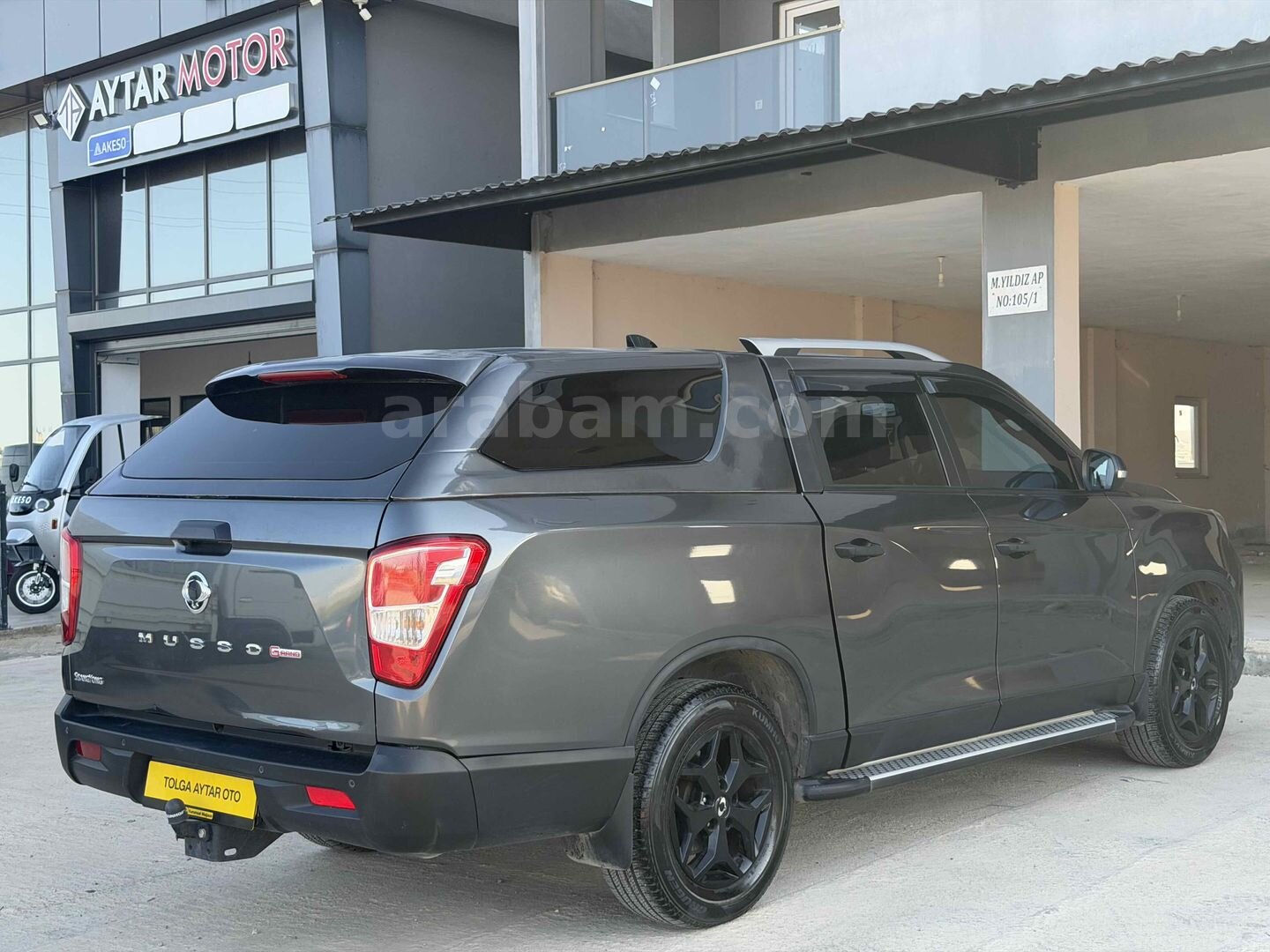 Galeriden KGM SsangYong Musso Grand 2.2 D Platinum Plus 2023 Model Antalya 35.000 km Gri 6