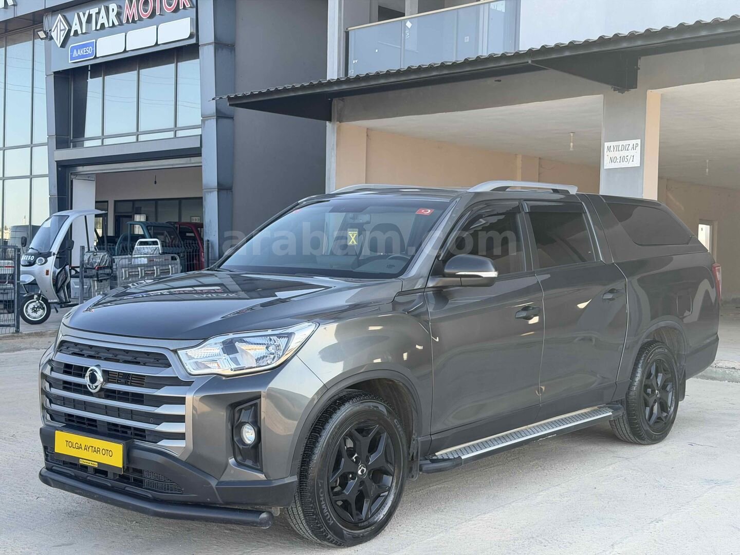 Galeriden KGM SsangYong Musso Grand 2.2 D Platinum Plus 2023 Model Antalya 35.000 km Gri 2