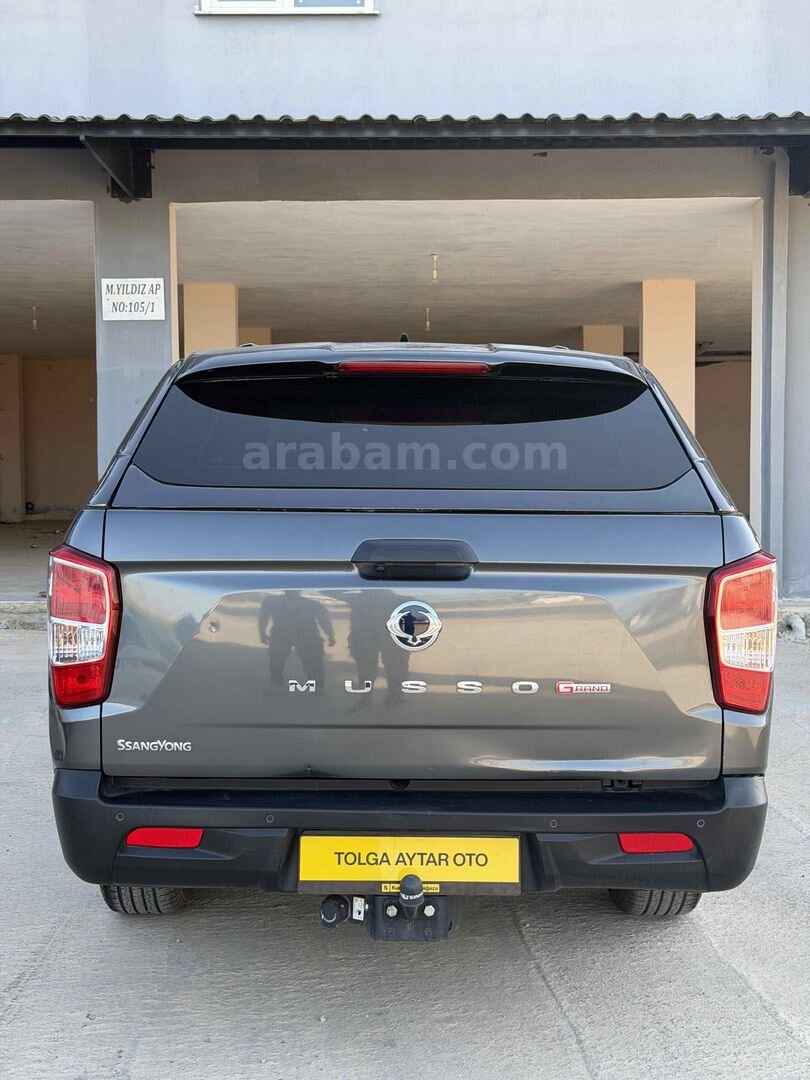 Galeriden KGM SsangYong Musso Grand 2.2 D Platinum Plus 2023 Model Antalya 35.000 km Gri 5