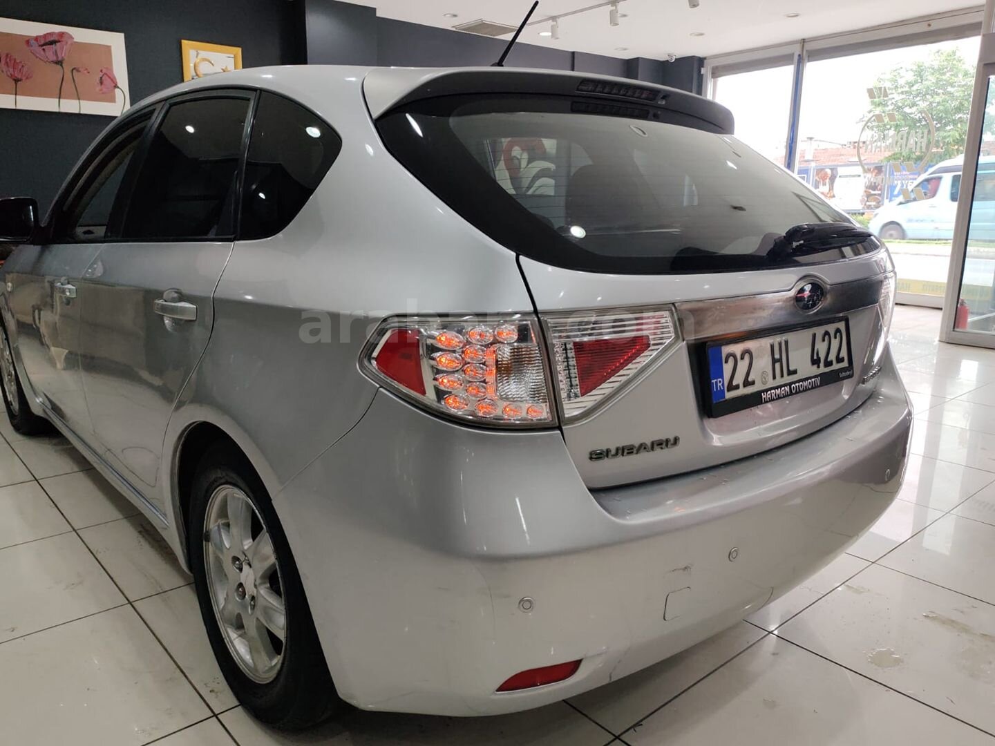 Galeriden Subaru Impreza 1.5 Comfort 2008 Model İstanbul 167.000 km Gri (Gümüş) 6