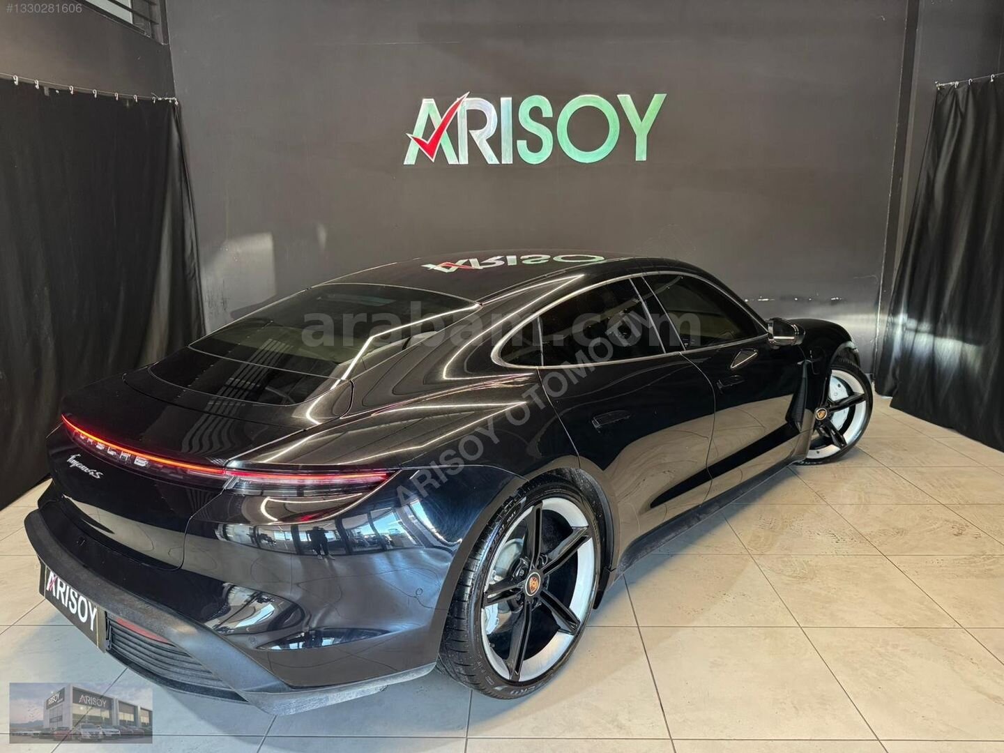 Galeriden Porsche Taycan Elektrik 4S Performance Plus 2020 Model Denizli 93.000 km Siyah 6