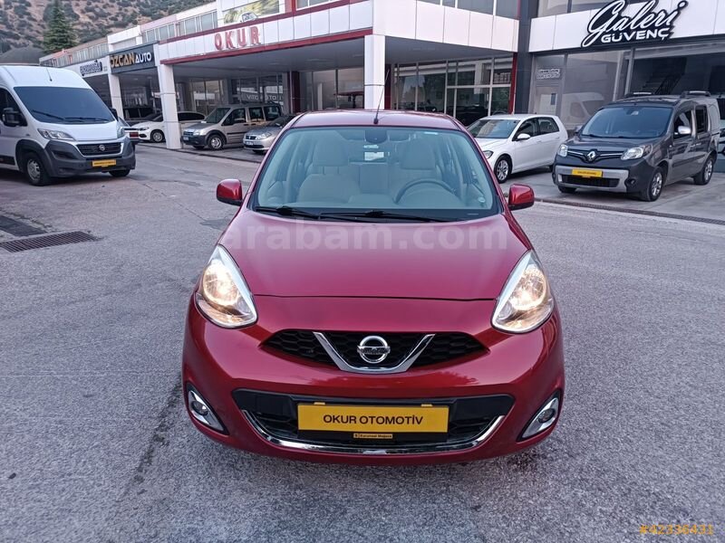 Galeriden Nissan Micra 1.2 Match 2015 Model Tokat 39.000 km Kırmızı