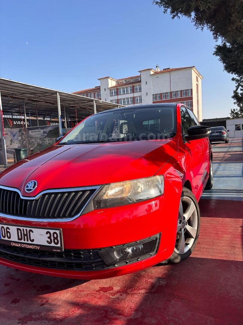 Sahibinden Skoda Rapid 1.4 TDI GreenTec Spaceback Style 2016 Model Ankara 179.000 km Kırmızı 4