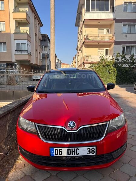 Sahibinden Skoda Rapid 1.4 TDI GreenTec Spaceback Style 2016 Model Ankara 179.000 km Kırmızı