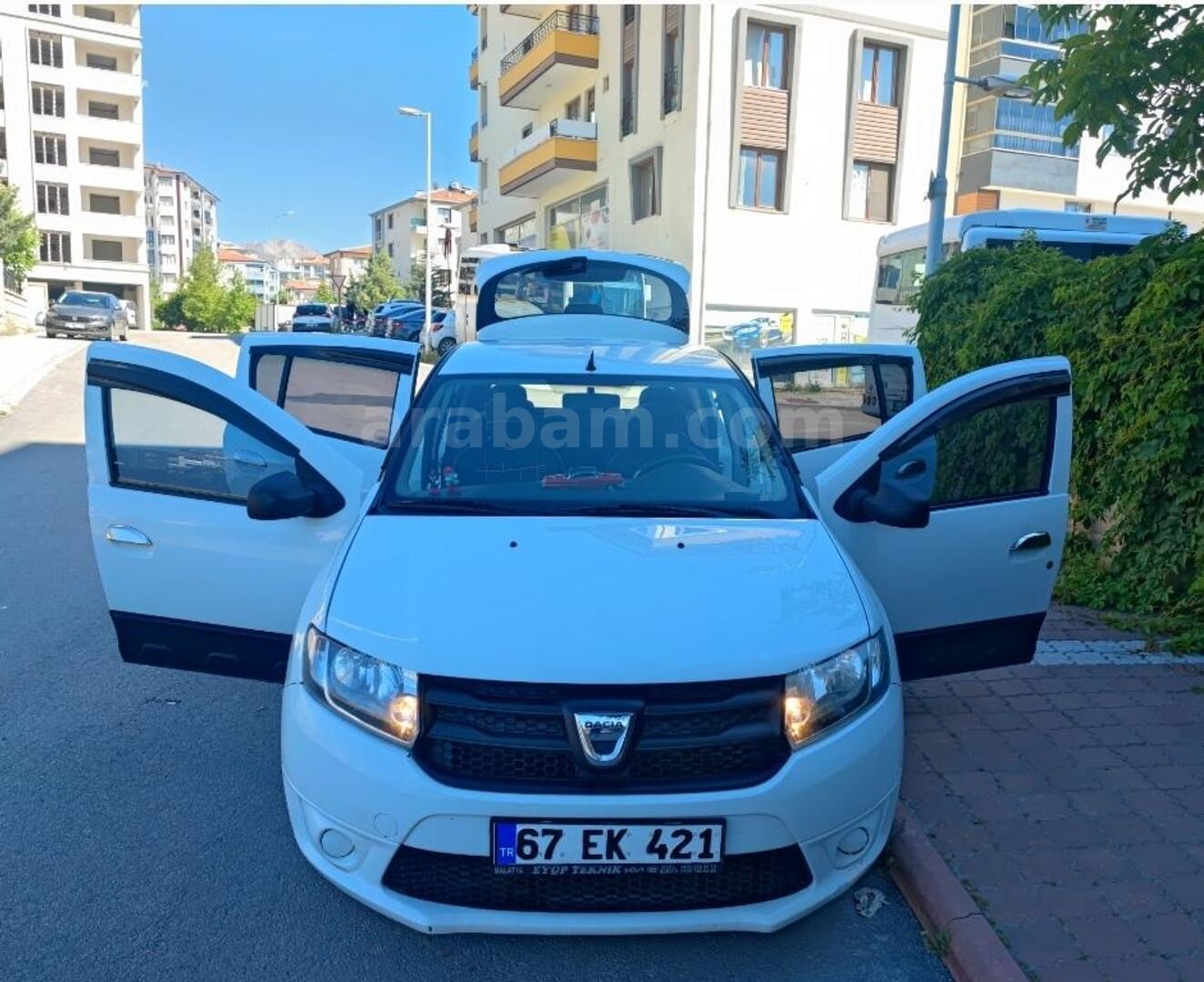 Sahibinden Dacia Sandero 1.5 dCi Ambiance 2013 Model Malatya 196.200 km Beyaz 1