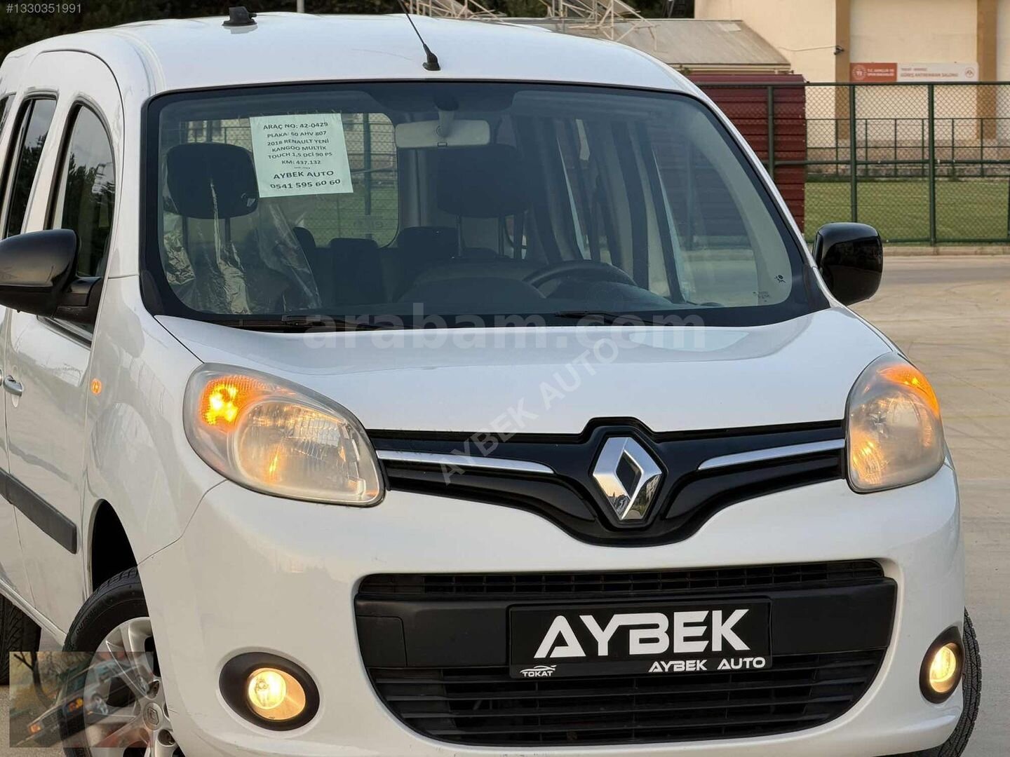 Galeriden Renault Kangoo 1.5 dCi Touch 2018 Model Tokat 435.000 km Beyaz 5