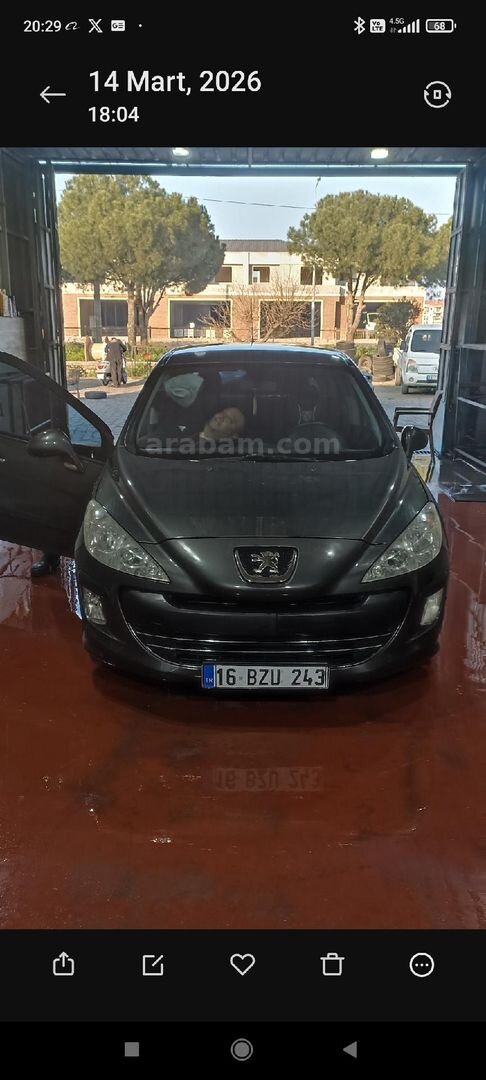 Sahibinden Peugeot 308 1.6 VTi Comfort Pack 2010 Model Balıkesir 149.000 km Gri 7
