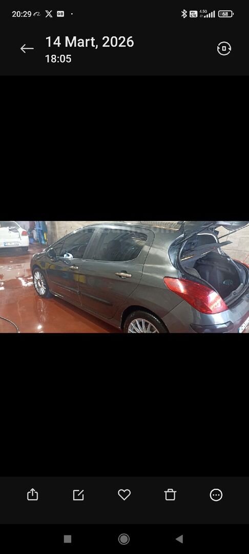 Sahibinden Peugeot 308 1.6 VTi Comfort Pack 2010 Model Balıkesir 149.000 km Gri 6