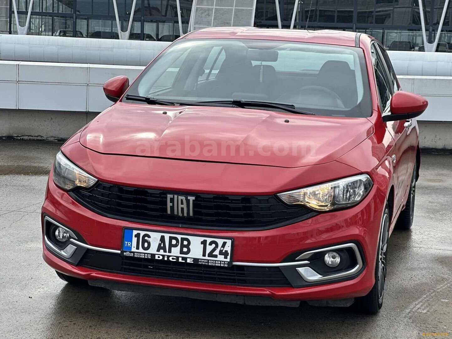 Galeriden Fiat Egea 1.4 Fire Easy Plus 2021 Model İstanbul 141.644 km Kırmızı 3