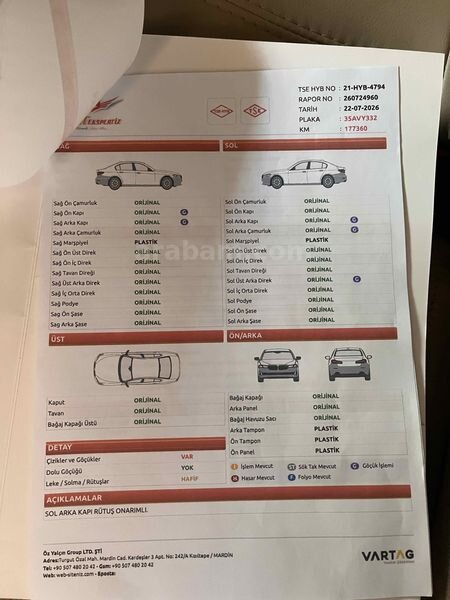 Sahibinden Honda Civic 1.6 Elegance 2017 Model Mardin 178.000 km Siyah