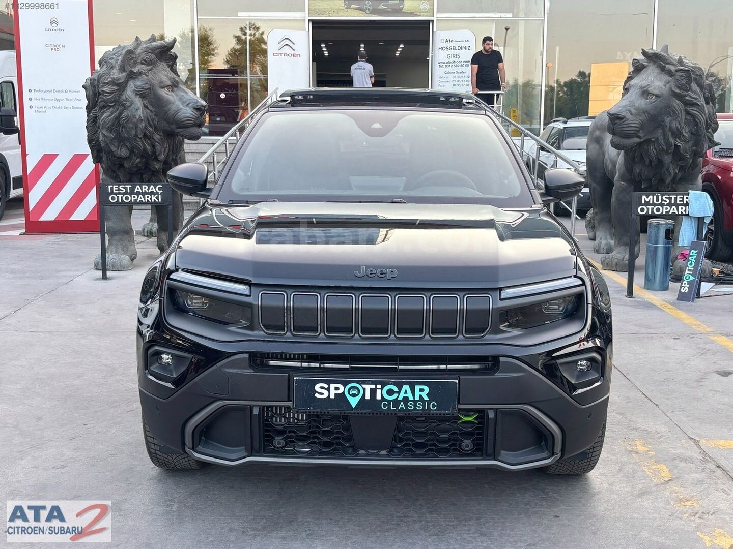 Galeriden Jeep Avenger Hybrid 1.2 Summit 2025 Model Ankara 6.100 km Siyah 1