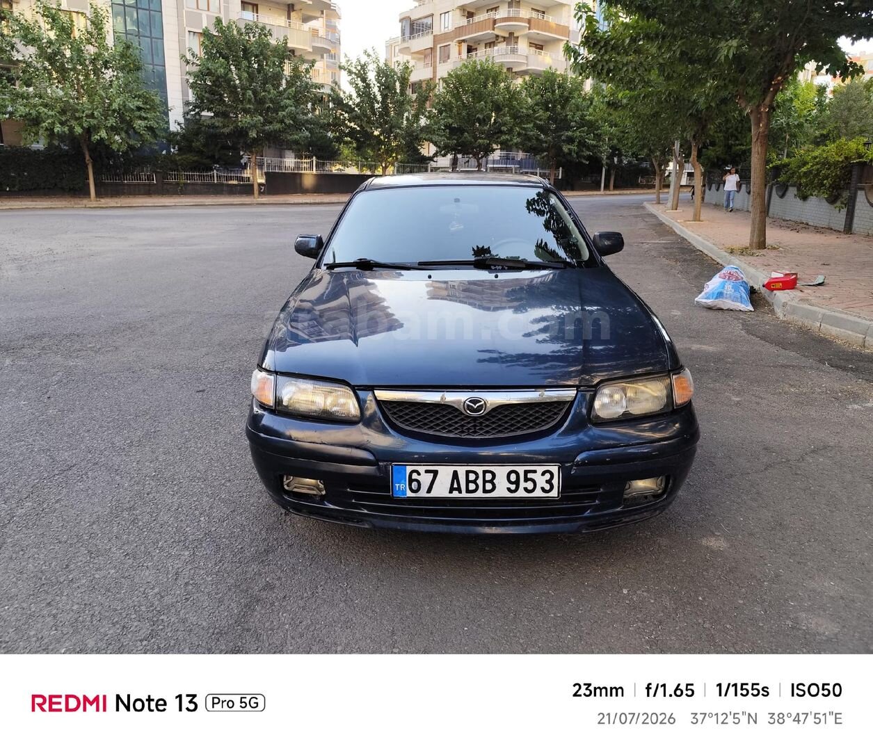 Sahibinden Mazda 626 2.0 1999 Model Şanlıurfa 422.000 km Lacivert 2