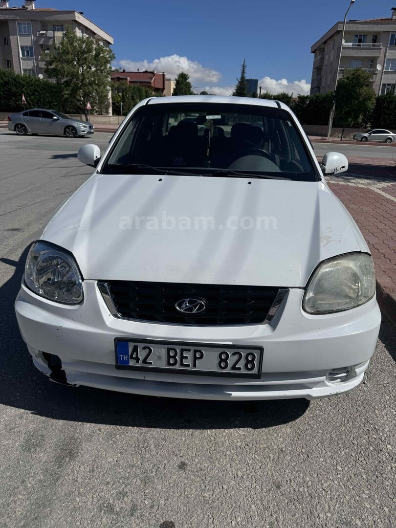 Sahibinden Hyundai Accent 1.5 CRDi Admire 2004 Model Konya 252.000 km Beyaz 3