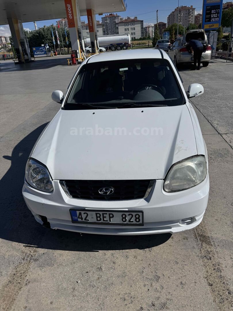 Sahibinden Hyundai Accent 1.5 CRDi Admire 2004 Model Konya 252.000 km Beyaz 2