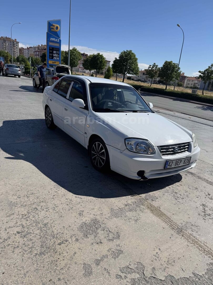 Sahibinden Hyundai Accent 1.5 CRDi Admire 2004 Model Konya 252.000 km Beyaz 5