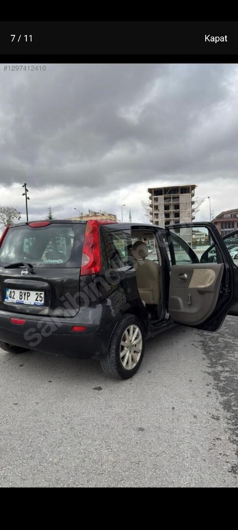 Sahibinden Nissan Note 1.4 Visia 2007 Model Konya 102.000 km Siyah 3