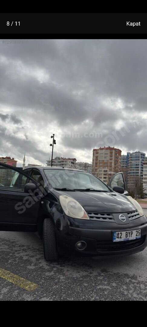 Sahibinden Nissan Note 1.4 Visia 2007 Model Konya 102.000 km Siyah 2