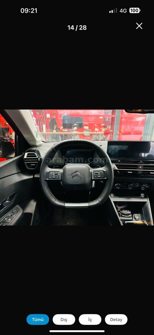 Sahibinden Citroen C4 X 1.2 PureTech Shine Bold 2023 Model Ankara 30.500 km Kırmızı 7