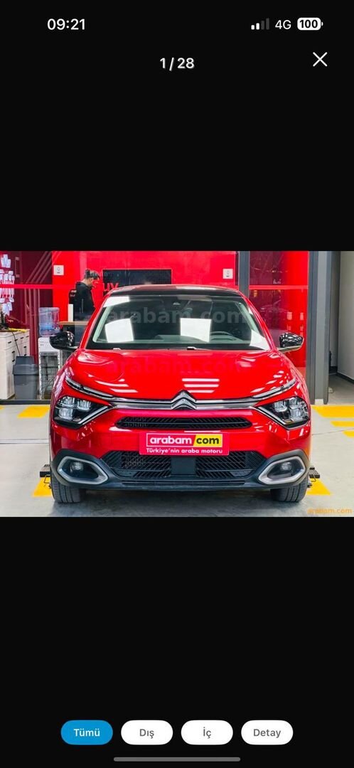 Sahibinden Citroen C4 X 1.2 PureTech Shine Bold 2023 Model Ankara 30.500 km Kırmızı 1