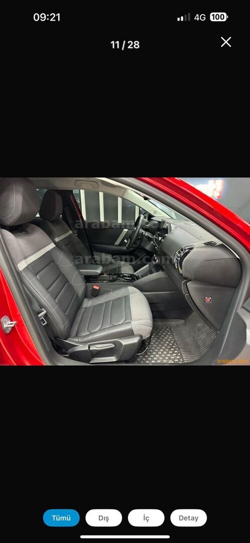 Sahibinden Citroen C4 X 1.2 PureTech Shine Bold 2023 Model Ankara 30.500 km Kırmızı 5
