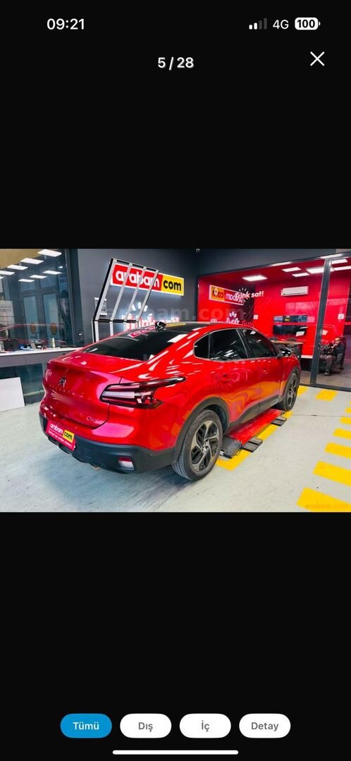 Sahibinden Citroen C4 X 1.2 PureTech Shine Bold 2023 Model Ankara 30.500 km Kırmızı 3