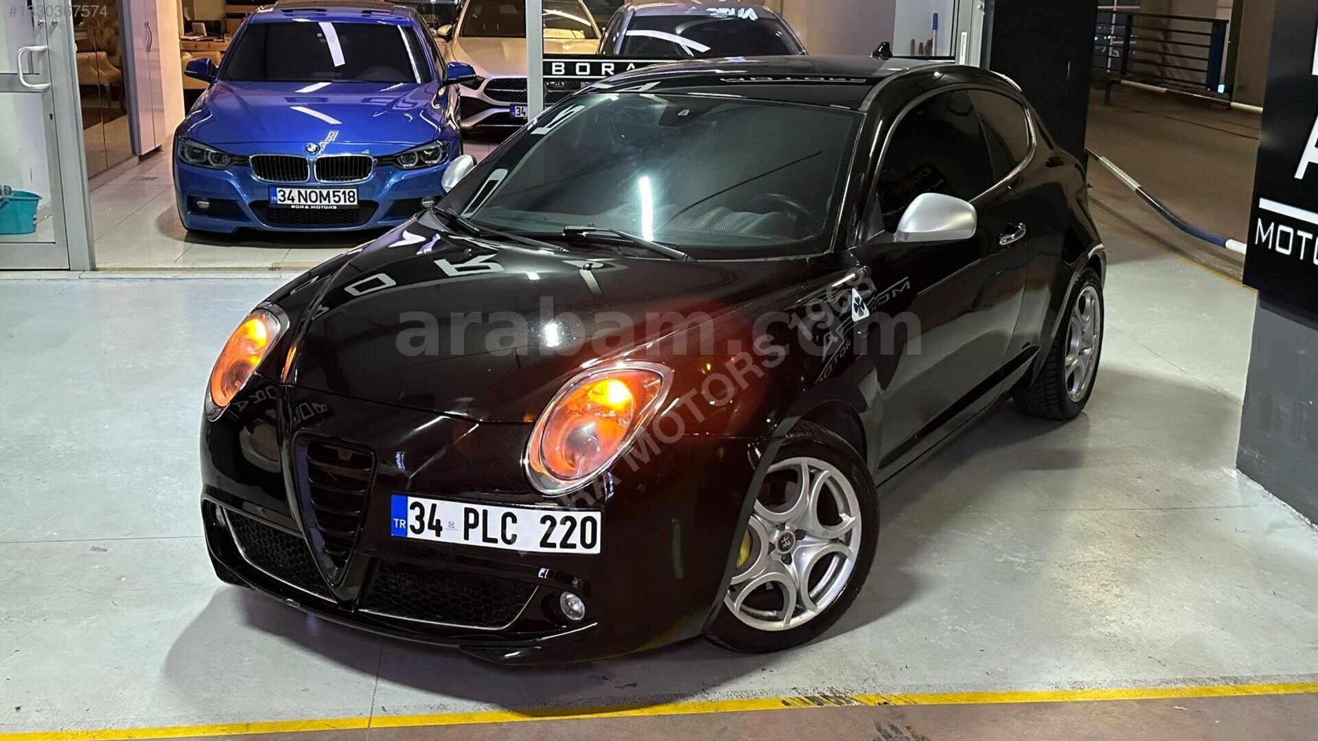 Galeriden Alfa Romeo MiTo 1.4 T Distinctive 2009 Model İstanbul 255.000 km Siyah 7