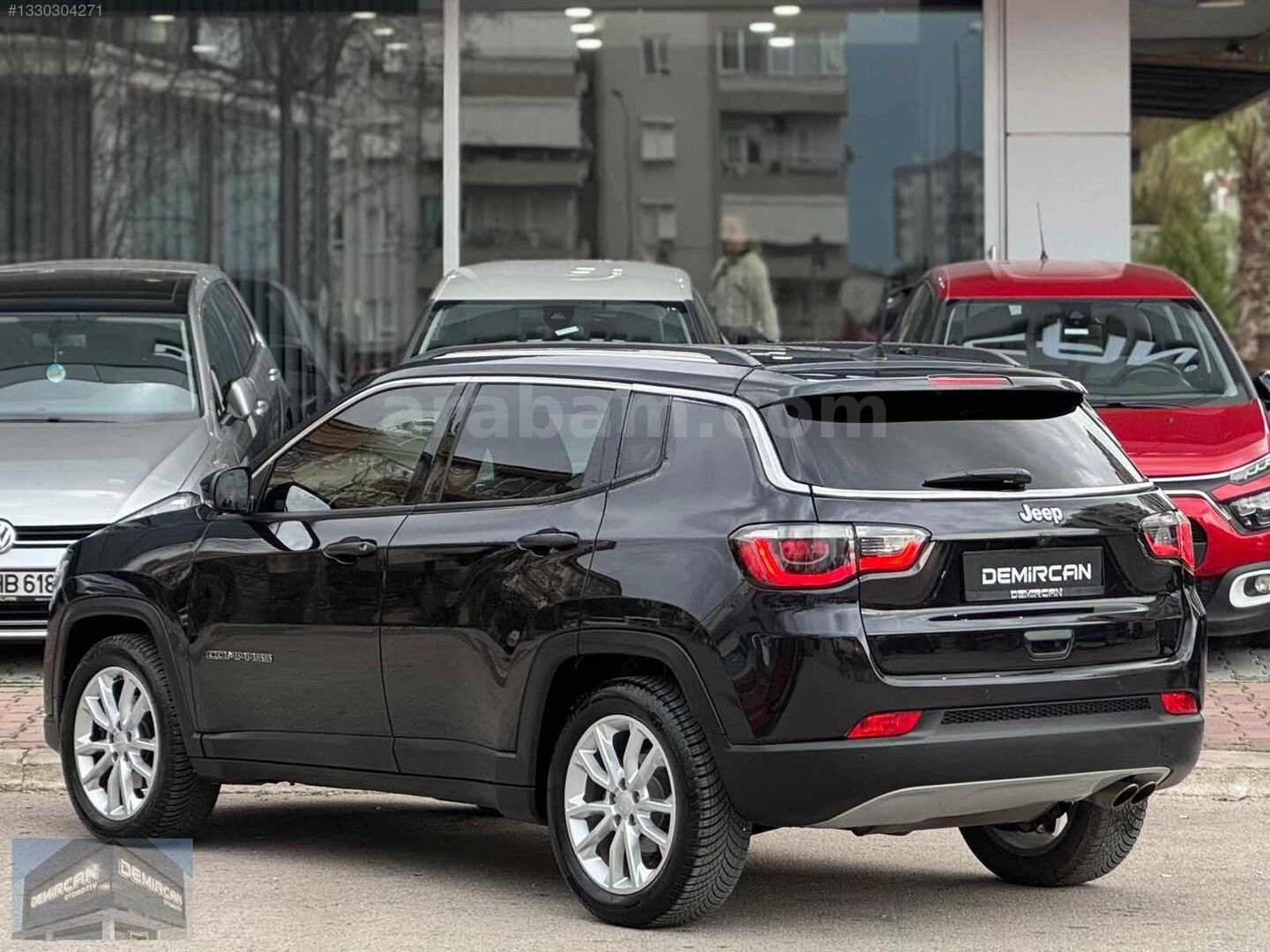 Galeriden Jeep Compass 1.3 GSE Limited 2020 Model Antalya 102.000 km Siyah 5