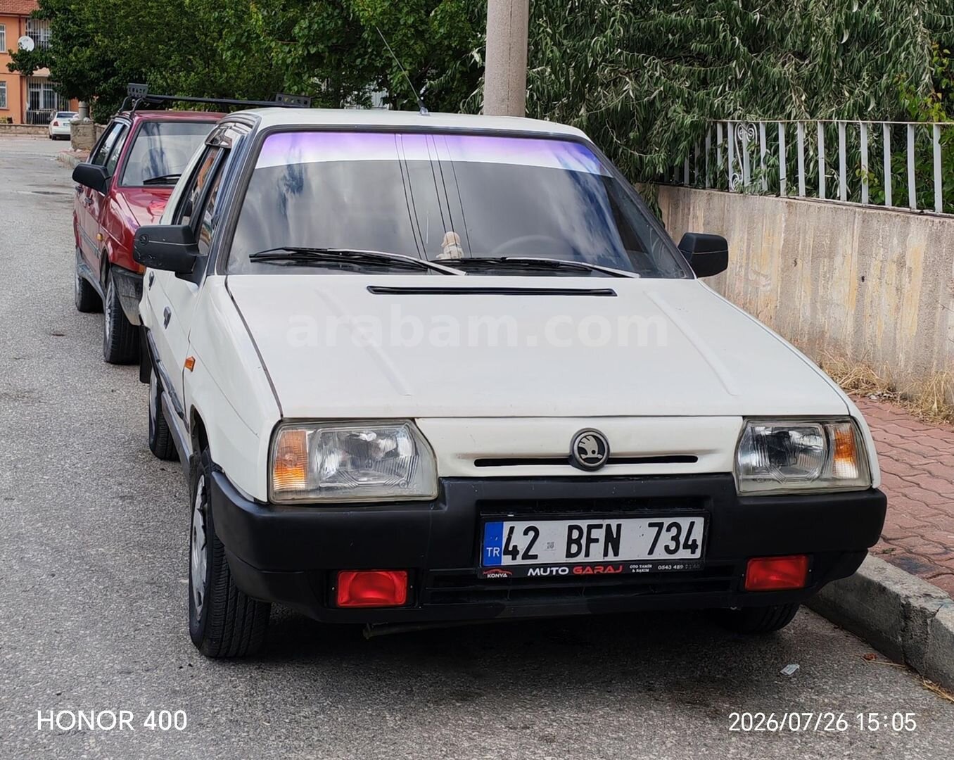 Sahibinden Skoda Favorit 1.3 GLX 1994 Model Konya 341.000 km Beyaz 5