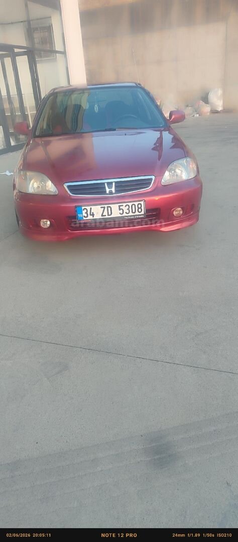 Sahibinden Honda Civic 1.6 i ES 2000 Model Düzce 273.000 km Bordo 3