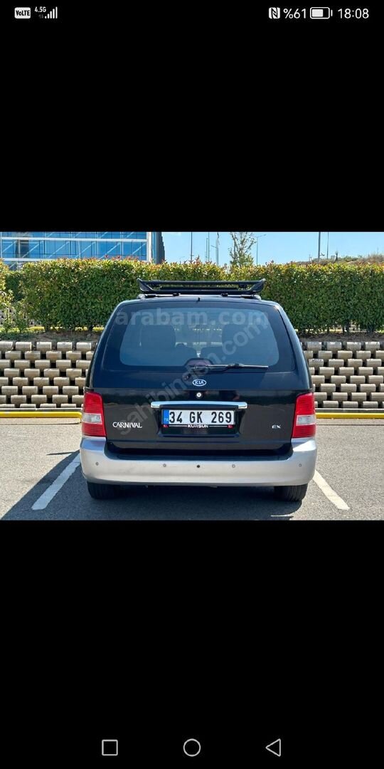 Sahibinden Kia Carnival 2.9 CRDi Premium 2004 Model Kocaeli 272.000 km Siyah 4