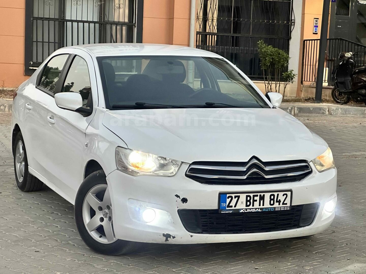 Galeriden Citroen C-Elysée 1.6 HDi Confort 2016 Model Gaziantep 154.267 km Beyaz 6