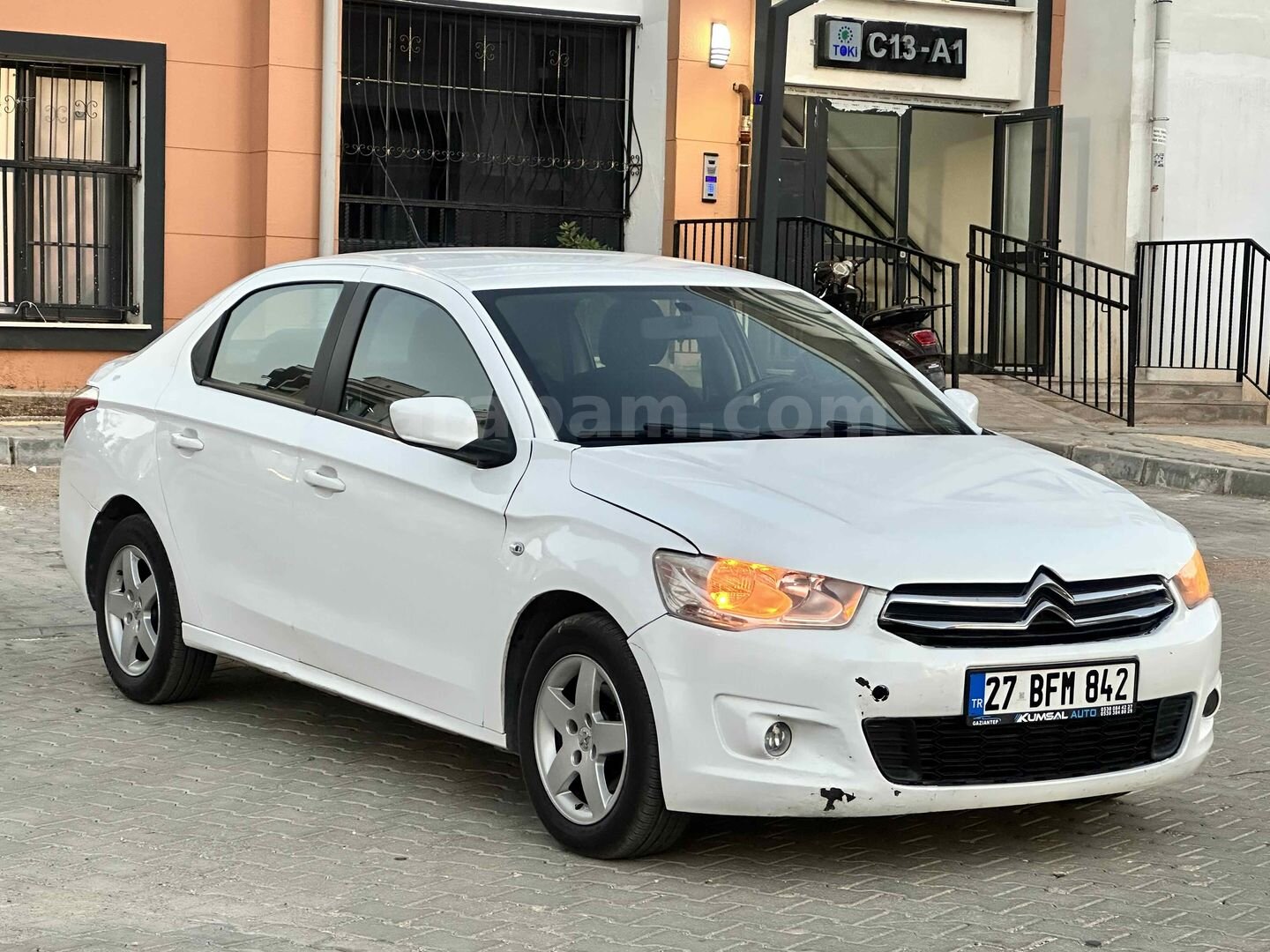 Galeriden Citroen C-Elysée 1.6 HDi Confort 2016 Model Gaziantep 154.267 km Beyaz 3