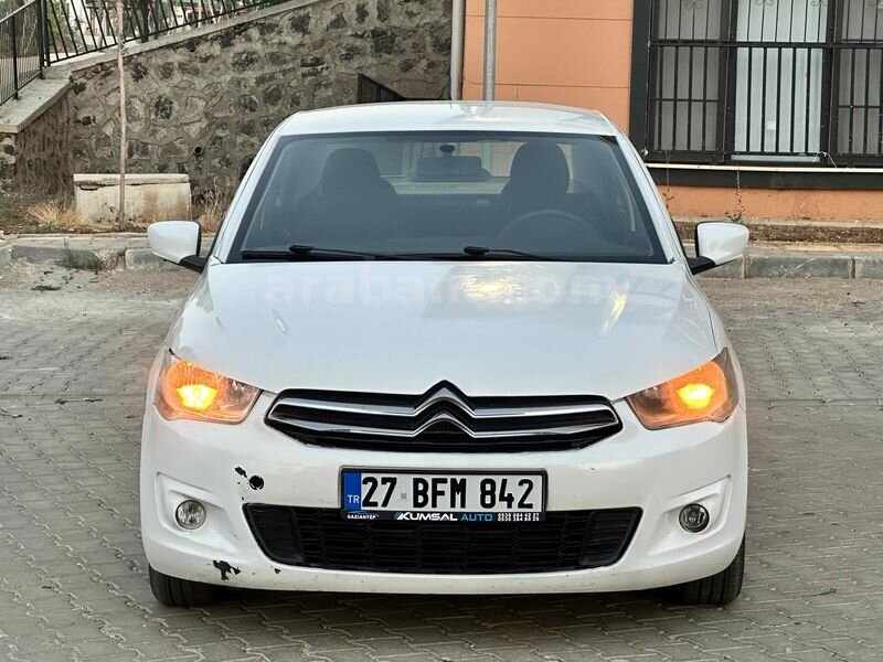 Galeriden Citroen C-Elysée 1.6 HDi Confort 2016 Model Gaziantep 154.267 km Beyaz