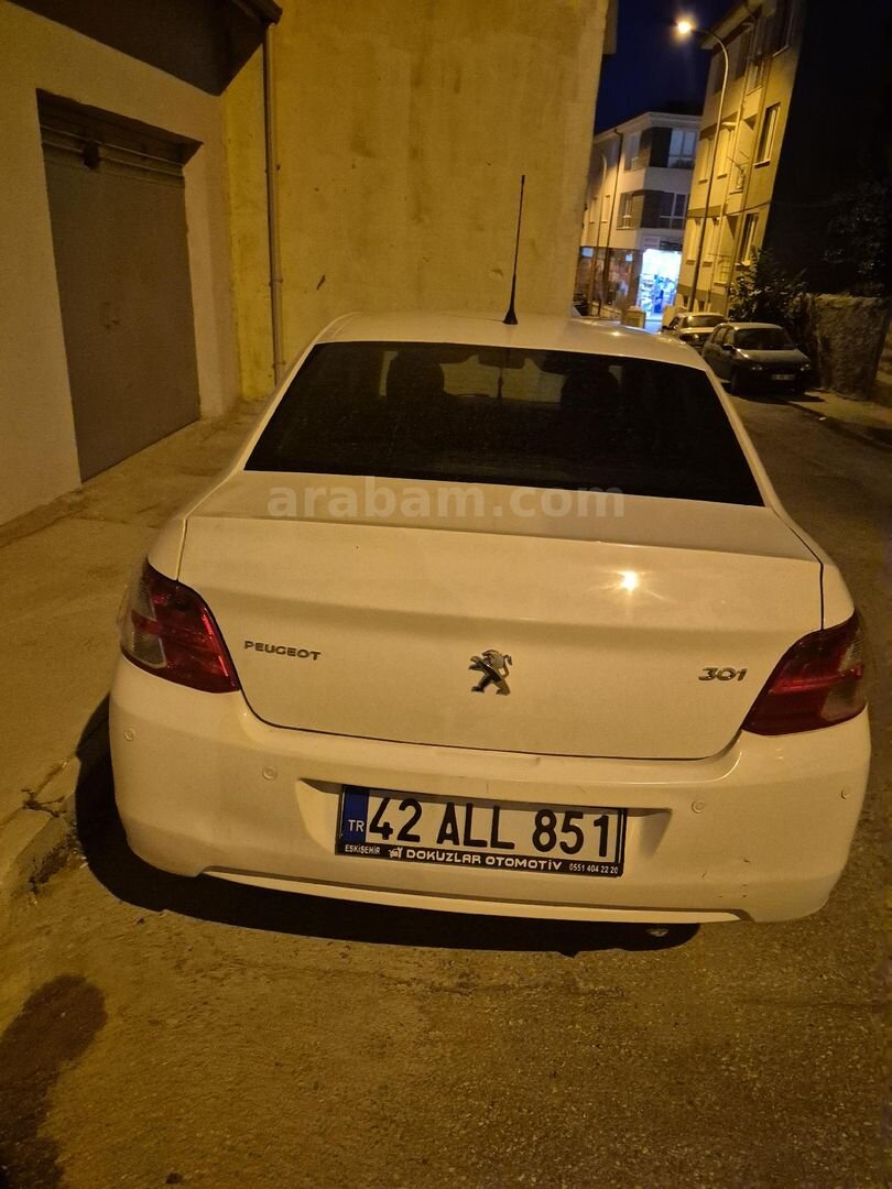 Sahibinden Peugeot 301 1.6 HDi Active 2014 Model Eskişehir 304.000 km Beyaz 2