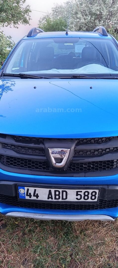 Sahibinden Dacia Sandero 0.9 TCe Stepway 2016 Model Malatya 64.400 km Mavi (metalik) 6