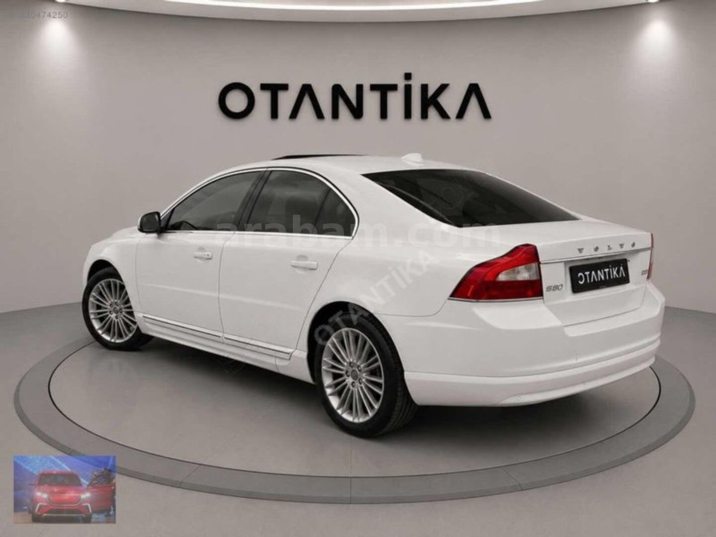 Galeriden Volvo S80 2.0 D Advance 2011 Model Sivas 404.000 km Beyaz 7