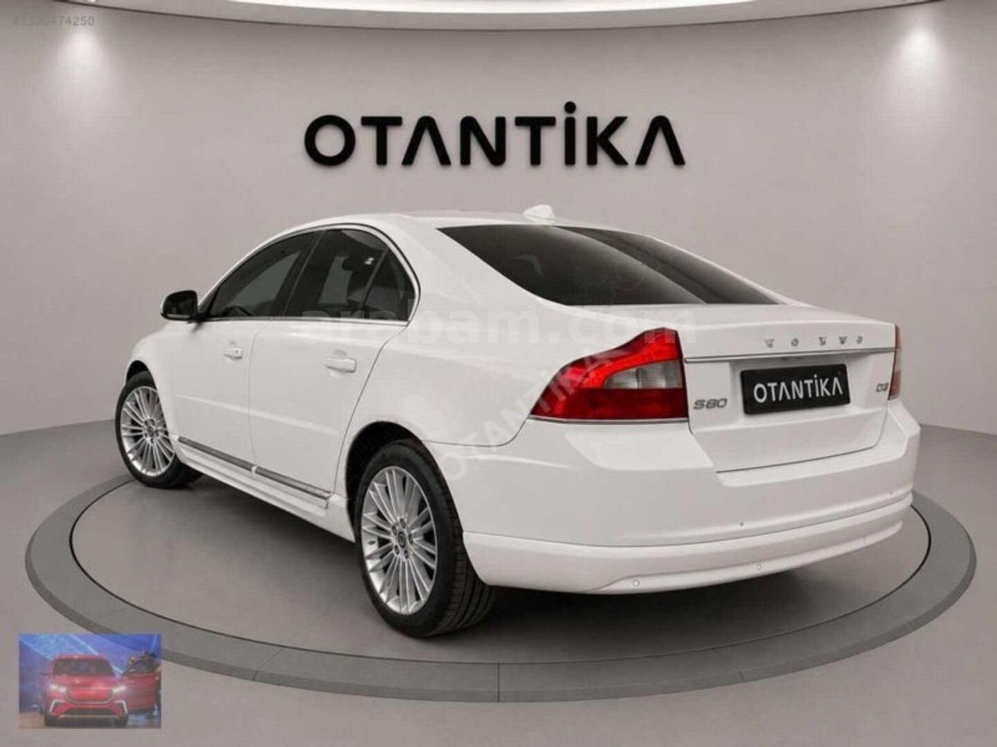 Galeriden Volvo S80 2.0 D Advance 2011 Model Sivas 404.000 km Beyaz 6