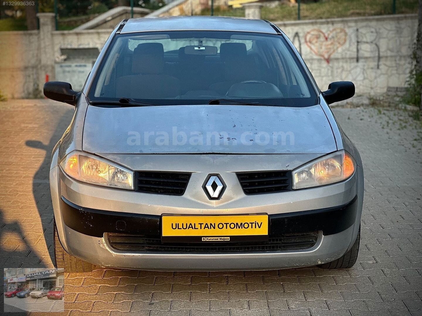 Galeriden Renault Megane 1.6 Authentique 2004 Model Nevşehir 307.000 km Gri 5