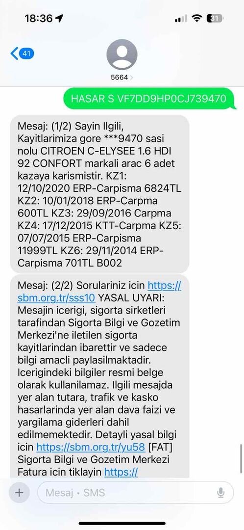 Sahibinden Citroen C-Elysée 1.6 HDi Exclusive 2012 Model Kocaeli 179.000 km Beyaz 4