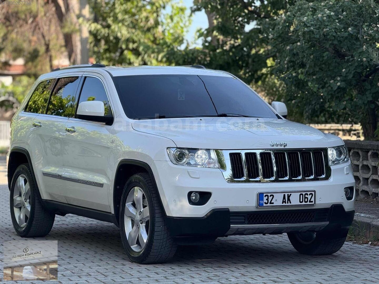 Galeriden Jeep Grand Cherokee 3.0 CRD Limited 2012 Model Isparta 285.000 km Beyaz 3